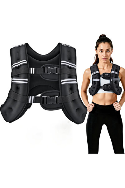 Fitness Ağırlık Yeleği 5/10 kg Ağırlıklı Yelek Antreman Yeleği Agirlik Yelegi Koşu Ağırlık Yeleği
