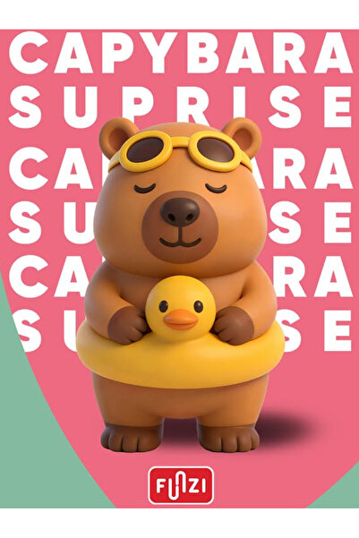 Funzi Capybara Süpriz Hediyeli Hacıyatmaz 1 Adet