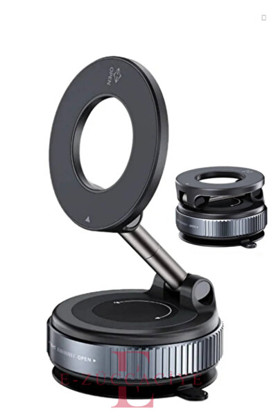 E Züccaciye anyetik Vakumlu Katlanır Araç Telefon Tutucu - Evde Kullanıma Uygun