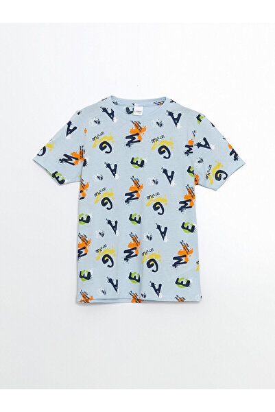 LC Waikiki Özmarka Νέα Σεζόν Πιτζάμα με λαιμόκοψη ποδηλάτου για αγόρια