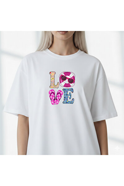 Etoile Studio Unisex 100% Cotton Oversize Graphic Printed Crew Neck T-Shirt L...