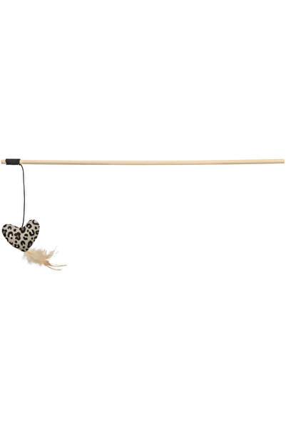 Trixie Jucărie pentru pisici, baghetă Catnip, inimă, 50 cm
