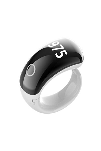 MNT خاتم تسبيح ذكي ، متعدد المقاسات – شاشة OLED، بلوتوث، ابيض