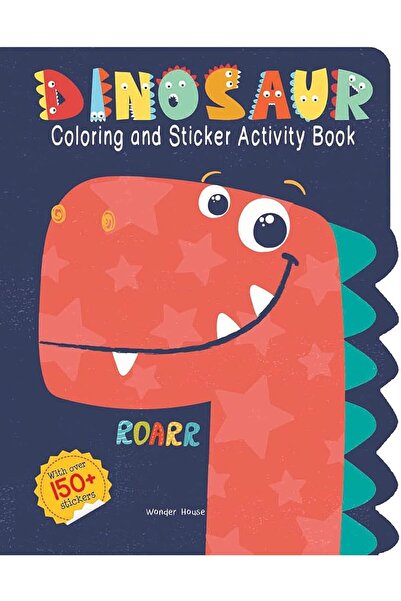 Wonder House Books Dinosaurs - Coloring and Sticker Activity Book (With 150+ ...