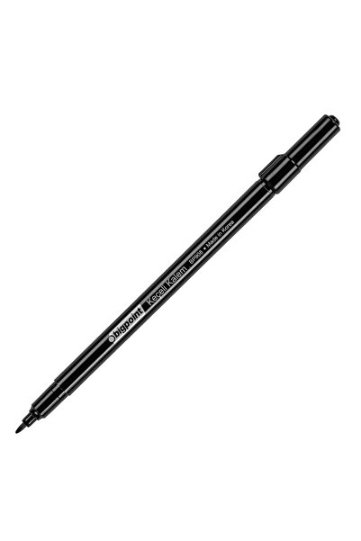 Bigpoint Felt-Tip Pen Black X 10 Pieces