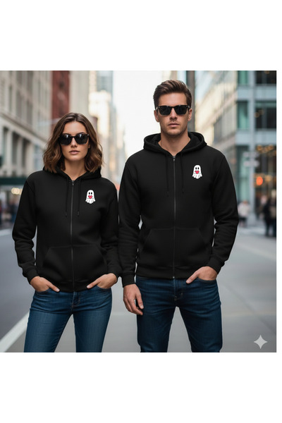 Etoile Studio سويت شيرت سيفري جيلي كومبيني للجنسين بقلنسوة وسحاب، قطعتين، الس...