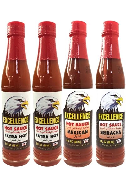 Excellence صلصة حارة جداً 4 × 88 مل