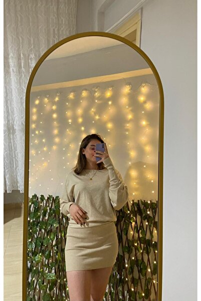 nisantekstil RİBANA ASİMETRİK KESİM MİNİ ELBİSE