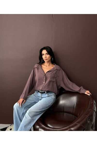 KAREN Oversize Düğmeli Gömlek – Rahat ve Zamansız Şıklık
