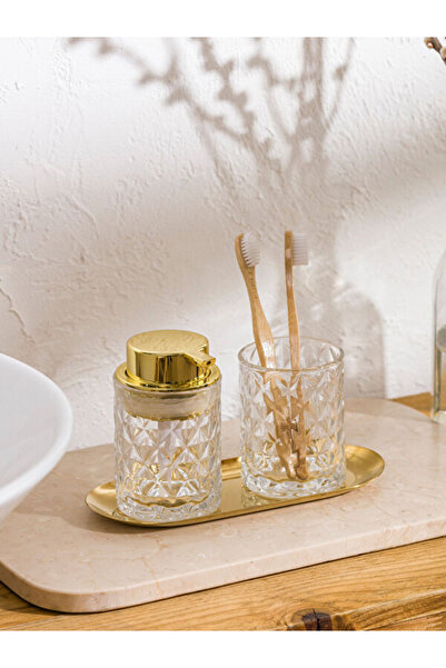 LC Waikiki Rmz Gi̇yi̇m Farkiyla Glass Bathroom Set of 2