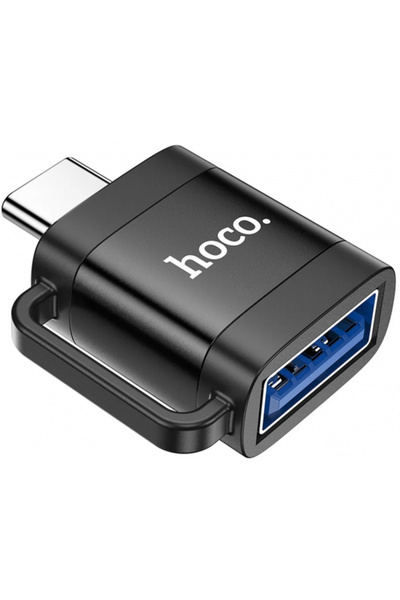 Hoco Adaptor OTG USB-C - USB-A UA31C, Negru