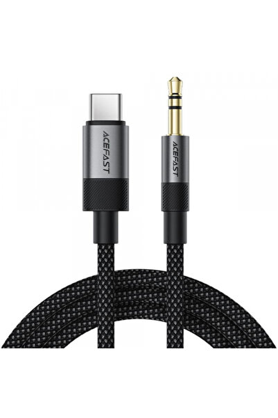 Acefast Cablu Audio USB-C - 3.5mm J11, 1m, Negru