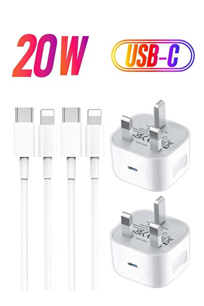 Shopi عبوة من قطعتين من قابس USB-C لشاحن iPhone، قابس وكابل شاحن سريع من النو...