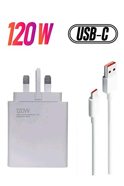 Shopi شاحن شاومي الأصلي فائق السرعة بقوة 120 واط مع كابل USB-C بقوة 6 أمبير، ...