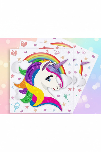 Umamiçe مناديل يونيكورن 16 قطعة