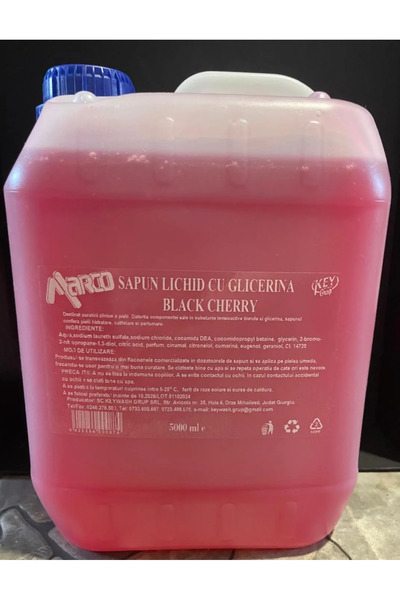 Marco Premium Liquid Soap with Glycerin Black Cherry 5L
