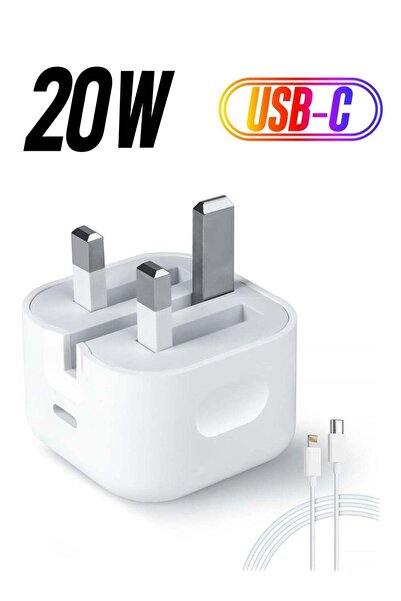 Shopi شاحن سريع، شاحن USB-C بقوة 20 واط مع كابل بطول 1 متر لأجهزة iPhone 14 و...