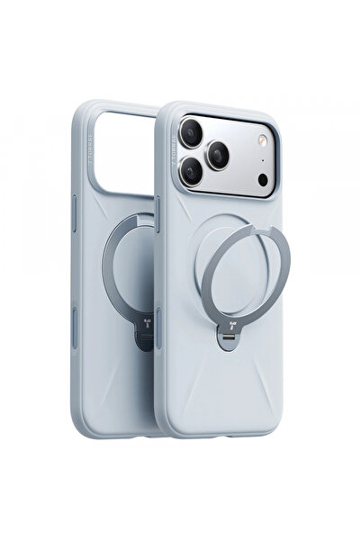 TORRAS Husa MagSafe pentru Apple iPhone 17 Pro, Torras, QPRO Silicone, Albast...