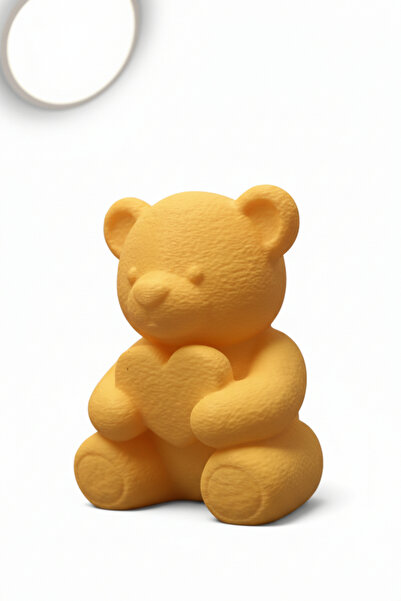 Mescolare Sevgililer Günü Hediyesi Kalp Tutan Peluş Görünümlü Ayıcık Figür - ...