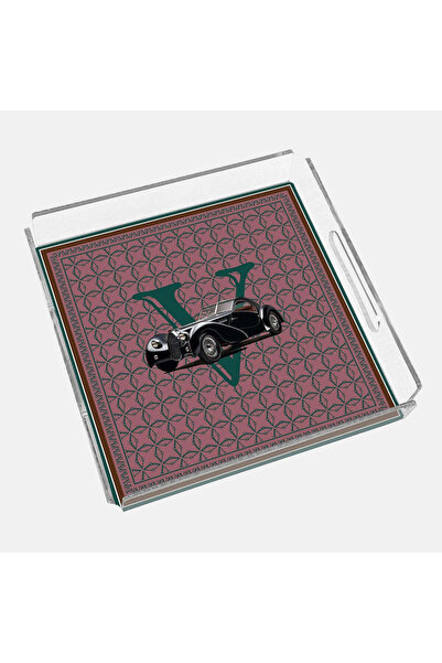 VITELLI DUBAI Classic Cars 40x40 Acrylic Tray
