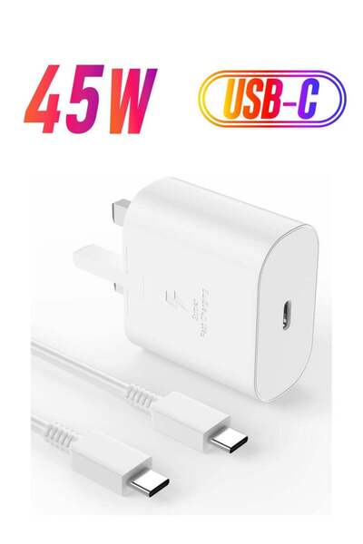 Shopi شاحن جداري/كهربائي متوافق مع أجهزة التابلت والهواتف المحمولة، بقوة 45 و...