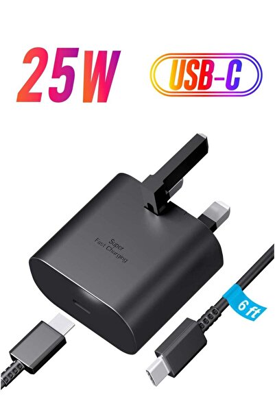 Shopi 25W USB-C Fast Charger with 6FT Cable for Samsung Galaxy S24/S23/S22 Se...
