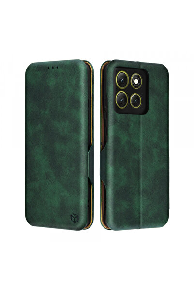 Techsuit Husa pentru Motorola Moto G86, Techsuit, Safe Wallet Plus, Verde