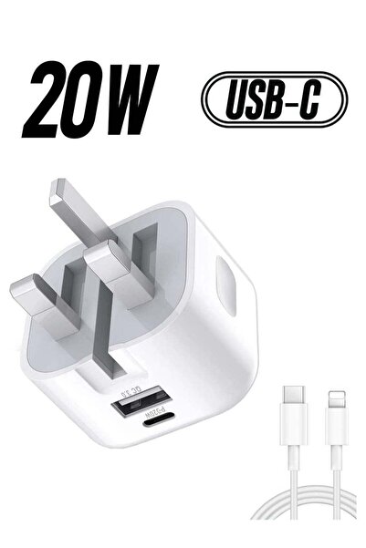 Shopi 20W USB C Charger Block, 2-Ports [USB-C + USB] Charging Station, QC PD3...