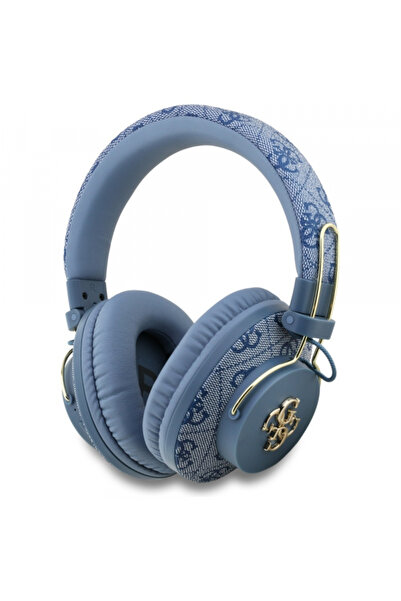 Guess Handsfree Bluetooth 4G Metal Logo, A2DP, Albastru