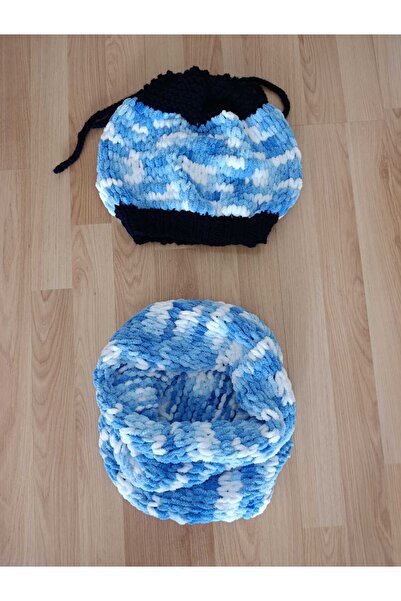 anne moda ankara Elegant, complet tricotat manual, moale, iarnă, stil cu gule...