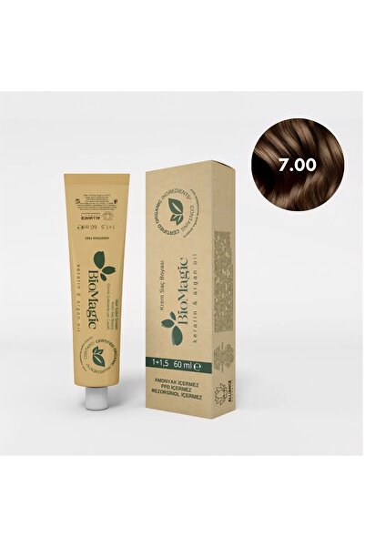 BIOMAGIC Organik Tüp Boya 7.00 Kumral+Oksidan