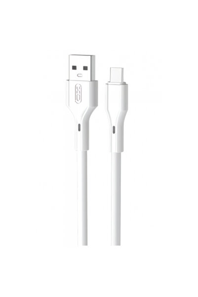 XO Design USB-A - USB-C Data and Charging Cable NB230, 18W, 1m, White