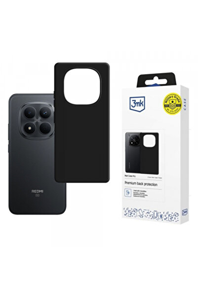 3MK Husa pentru Xiaomi Redmi Note 15 Pro 5G, 3MK, Neagra Mata