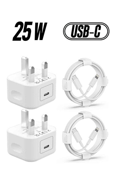 Shopi UK EU USA Plug Charger For Samsung 25w Usb Type C Fast Charger Cargador...