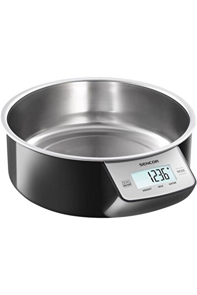Sencor Cântar de bucătărie cu bol metalic SKS 4030BK