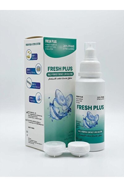 FRESH PLUS Fresh Plus Lens Cleaning and Disinfectant Solution for Colored and...