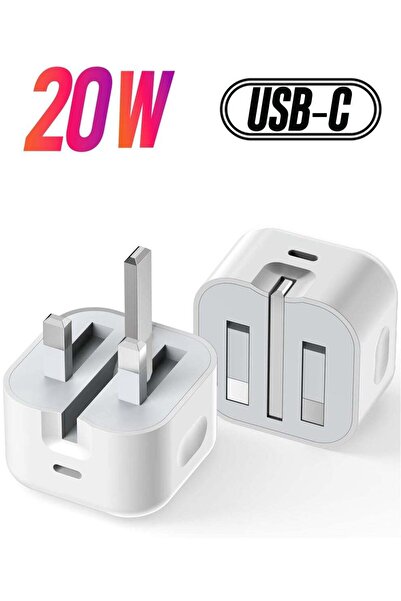Shopi 20W USB-C Fast Charger Plug – Compact Wall Adapter for iPhone, Samsung,...