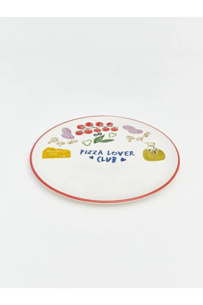 LC Waikiki Mixed Printed Round Ceramic Plate (S6)