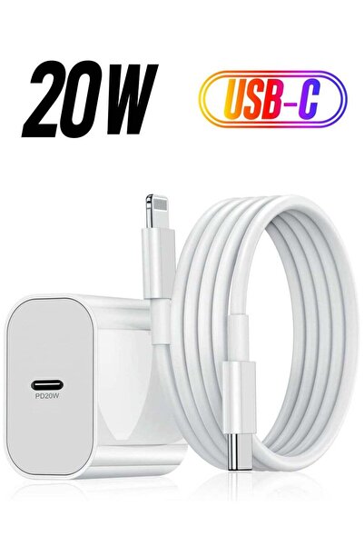 Shopi عبوة من قطعتين من محولات الطاقة USB-C للشحن السريع بقدرة 20 واط وكابل U...