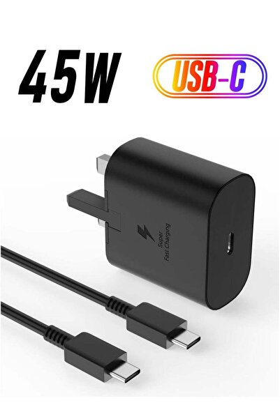 Shopi شاحن USB-C فائق السرعة بقوة 45 واط بتقنية الشحن السريع PD مع كابل بطول ...