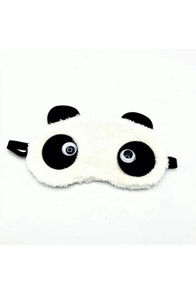 SHEKER HOME Panda Plush Eye Patch with Moving Eyes Sleeping Band