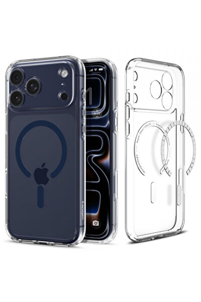 Spigen MagSafe Case for Apple iPhone 17 Pro Max, Spigen, Ultra Hybrid, Transp...