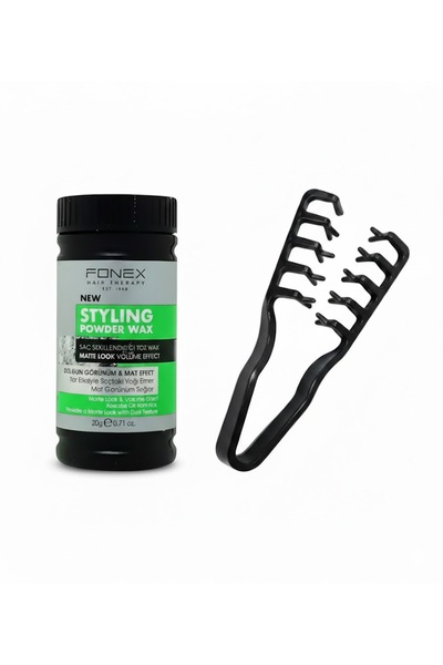 Fonex Mat Saç Şekillendirici toz Wax – Doğal Tutuş