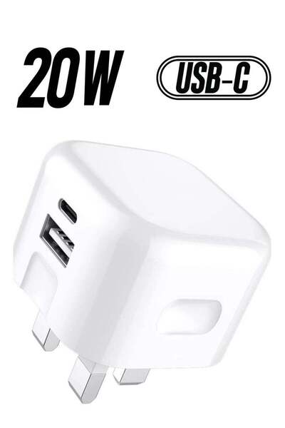 Shopi USB + Type C Fast Charger Plug For Samsung Galaxy S23/S23 Plus/S23 Ultr...