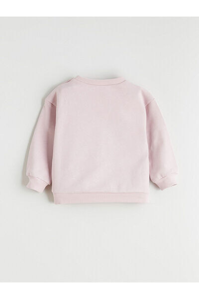 LC Waikiki Peak Yeni Sezon Fiyonklu Kız Bebek Sweatshirt ve Tayt 2'li