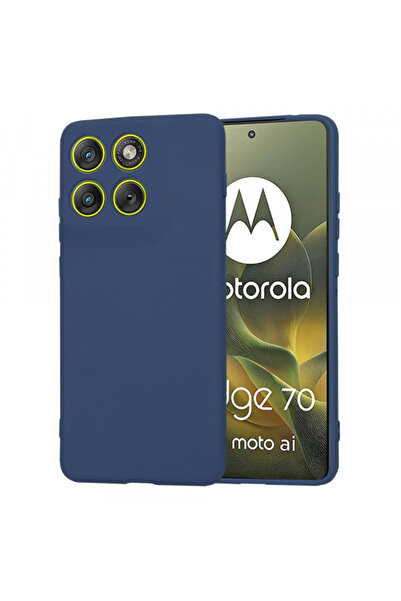 Techsuit Husa pentru Motorola Edge 70, Techsuit, SoftFlex, Bleumarin