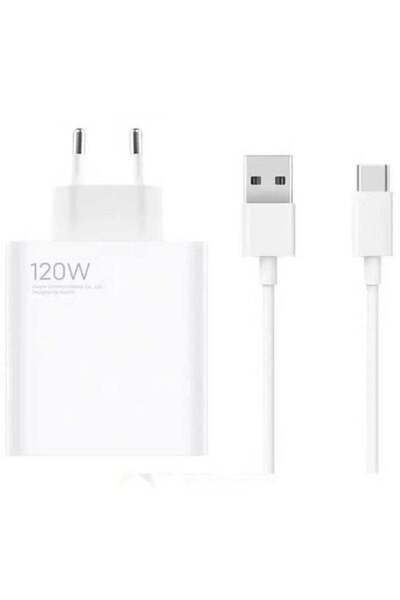 Shopi شاحن سريع كومبو بقوة 120 واط (النوع A) أبيض فائق السرعة USB للشحن السري...