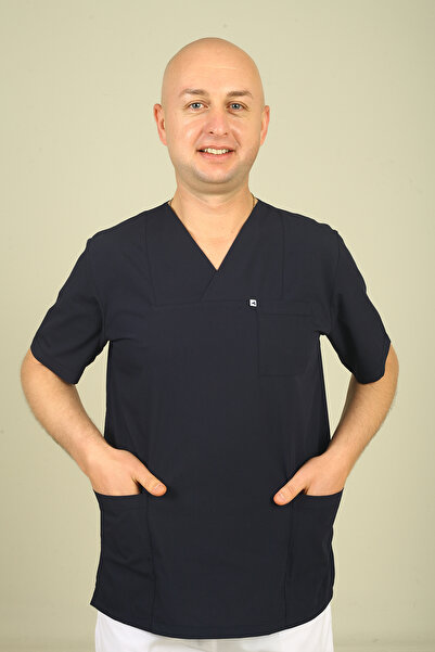 DENİZ İŞ Men's Alpaca Single Top Scrubs