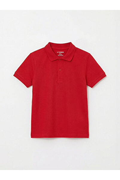 LC Waikiki تي شيرت بيكيه للأولاد ذو ياقة روبا مطوية من UZG STORE