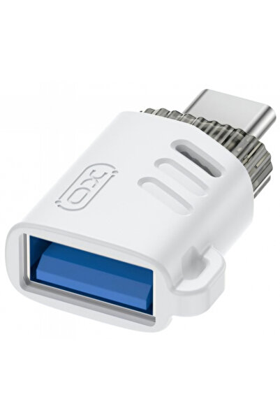 XO Design Adaptor OTG USB-C - USB-A NB256B, Alb